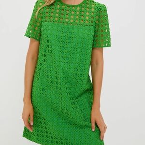 TUCKERNUCK Green Cane Lace Janelle Dress NWT New With Tag Size Extra Small XS
